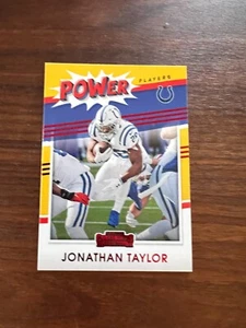 2021 Panini NFL Contenders Power Players Johnathan Taylor RED - Picture 1 of 1