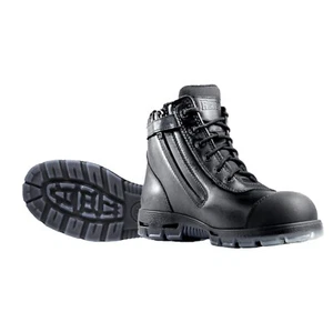 REDBACK COBAR STEEL TOE ZIP UP ELASTIC BOOTS BLACK USCBZS - AUSTRALIAN MADE - Picture 1 of 3