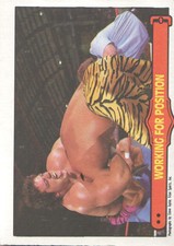 1985-86 O-Pee-Chee WWF Series 2 #74 Working for a Position