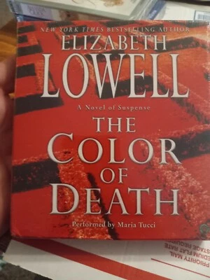 The Color of Death CD by Elizabeth Lowell: New Audiobook SEALED.  - Image 1 of 4