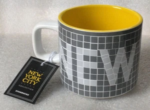 STARBUCKS NEW YORK CITY Subway Tile Pigeon design 2019 NWT mug - Picture 1 of 2