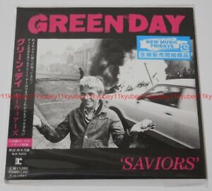 New Green Day Saviors First Limited Edition CD+Bonus Track Japan WPCR-18655