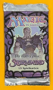 MTG TEMPEST Booster Pack (German) Sealed (OldManMTG 008-770) - Picture 1 of 2