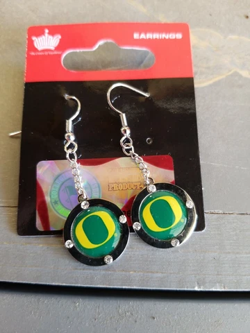 Oregon Ducks Dangler Earrings Cover