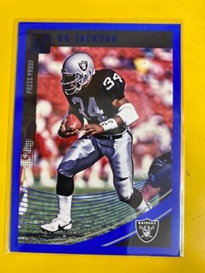 D53829 2018 Donruss Press Proof Blue #224 Bo Jackson RAIDERS 
