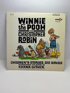 Winnie Pooh Christopher Robin Record Vinyl 1948 Frank Luther Decca Stories Songs - Picture 1 of 6
