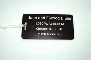 Aluminum Metal Engraved Personal Luggage Sports Golf BackPack tag 10 Color - Picture 1 of 3