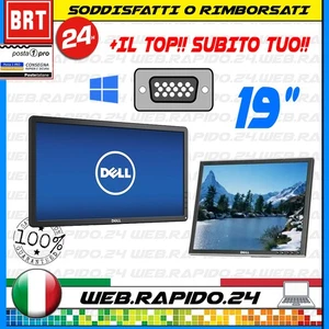 PC MONITOR BILDSCHIRM 19" 1366 X 768 16:9 4:3 VGA DVI DISPLAY DESKTOP NO BASE OK - Bild 1 von 5