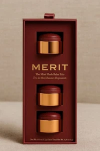 MERIT The Mini Flush Balm Trio (Postmodern, Le Bonbon, Redux) – Limited Edition - Picture 1 of 3