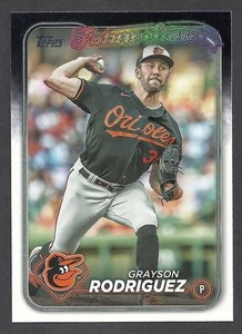 2024 TOPPS #111 - GRAYSON RODRIGUEZ BALTIMORE ORIOLES FUTURE STARS - Bild 1 von 2