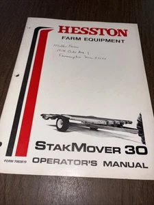 Hesston Landmaschinen StakMover 30 Bedienungsanleitung - Bild 1 von 3
