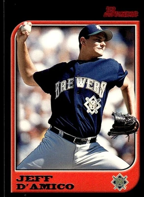 1997 Bowman Jeff D'Amico Milwaukee Brewers #55 - Image 1 of 2
