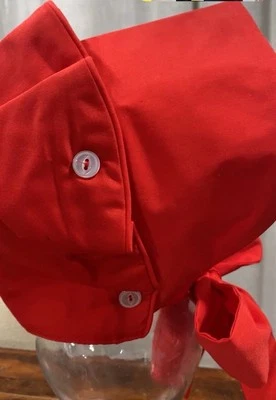 Bonnet Hat Cap Girls Southern Sunhat Embroidery Monogram 4th Of July Fourth Baby - Image 1 of 2