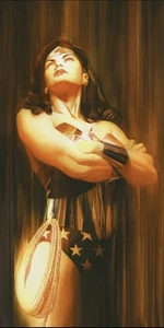 ALEX ROSS #27/75 SOMBRAS: MUJER MARAVILLA papel giclee FIRMADO SDCC 2020 sin marco - Imagen 1 de 1