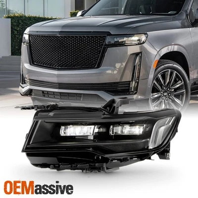 For 21-24 Cadillac Escalade Sport/Sport Platinum LED Beam Black Headlight Driver — 第 1/4 张图片