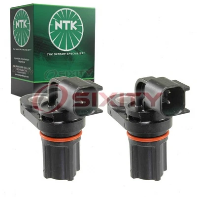 2 pc NGK NTK Rear ABS Wheel Speed Sensors for 2010 Ford F-250 Super Duty kh - Image 1 of 4