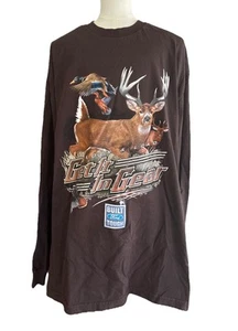 Ford Trucks Hunting Long Sleeve Shirt GMC Motors Outdoors Graphics Wildlife XL - Picture 1 of 12
