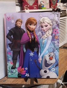 Vintage Menge 4 Disney Prinzessin Frozen 3-Ring Ordner ungelocht  - Bild 1 von 12