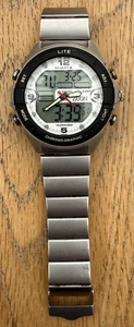 Vintage Rare Zeon Analogue Digital Watch Chronograph Alarm Bracelet Strap - Picture 1 of 7