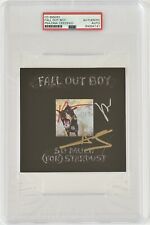 FALL OUT BOY SO MUCH FOR STARDUST AUTOGRAPHED BAND SIGNED CD ART CARD PSA DNA