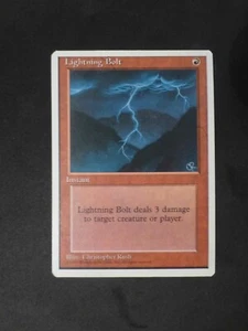 MtG 4th Edition Lightning Bolt NM $0.75 Flat Shipping VCT123670 - Picture 1 of 2