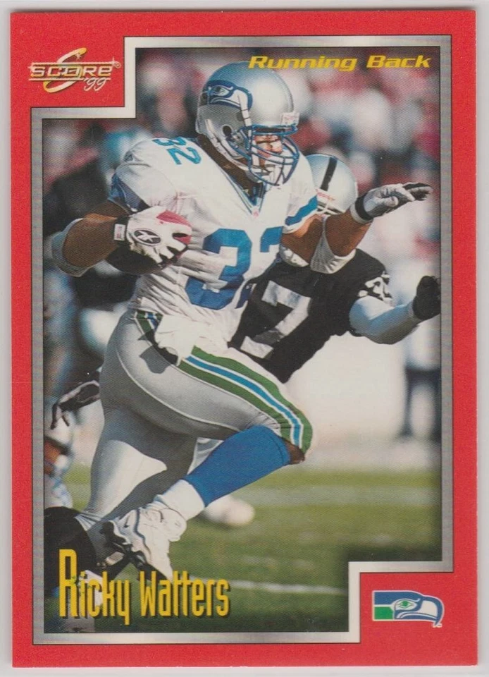1999 Score #208 Ricky Watters Seattle Seahawks Notre Dame - Image 1 of 1