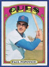 Topps 1972 Baseball Card EX to EX MT All Shown-FLAT SHIP RATE-U Pick- SAVE ON 4+