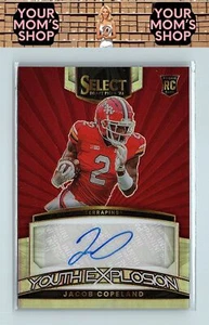 2023 Panini Select Draft #YS-JCO Jacob Copeland Signatures Red Prizm AU, RC - Picture 1 of 2