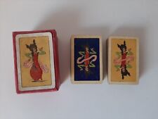 Vintage Playing cards. LOT 2 AUSTRIAN POKER DECKS 'FERDINAND PIATNIK. CIRCA 1952