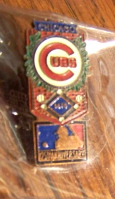 1994 Chicago Cubs pin 125th Anniversary MLB logo celebrates 125 th year m&d - Image 1 of 4