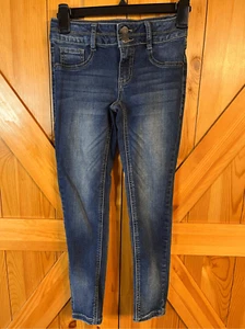 Mudd Mid Rise Leggings Blue Jeans Girls Size 10 (2664) - Picture 1 of 7