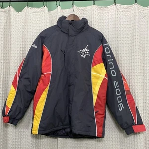 Vintage Y2K Asics Torino 2006 Winter Olympics Jacket Size XL brand New w/o Tags - Picture 1 of 10