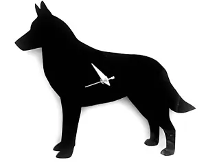 Belgian Malinois Dog Wall Clock In Black - Picture 1 of 1
