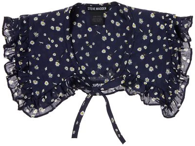 MSRP $56 Steve Madden womens Steve Madden Floral Collar Navy Size OSFA - Image 1 of 2