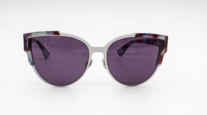 Christian Dior Wildly Dior Dark Purple Cat Eye Sunglasses P7Ic6 60-17-145 - Picture 1 of 7