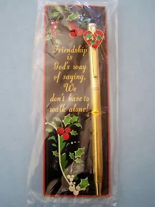 FRIENDSHIP HEART PEN & BOOKMARK GIFT SET - Picture 1 of 1