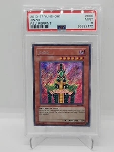 PSA 9 MINT Yu-Gi-Oh! Jinzo PSV-000 2010-2017 Pharoah's Servant Reprint Holo Rare - Picture 1 of 2