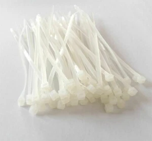 50pcs 3mm×120mm Self-Locking Cable Ties Nylon Plastic Wire Zip Tie Cord Strap - Picture 1 of 5