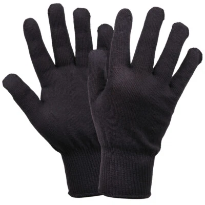 Forros para guantes de polipropileno G.I. Estilo Militar - Negro u Oliva - Hecho en EE. UU. Foto 1 de 2