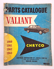 1960 1961 1962 1963 Chrysler Chryco Valiant Parts Catalogue Manual WM4589