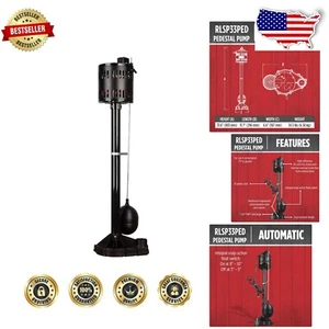 Automatic 3300 GPH Pedestal Pump - 115V, 1/3 HP for Seamless Water Management - Picture 1 of 11