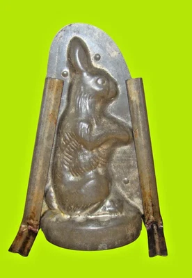 Kaninchen Osterhase Marzipan - Schokoladen - Backform ca. 1900 Höhe 18 cm - Bild 1 von 4