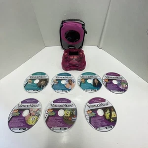Vintage Video Now Color FX Hasbro Video Player with 7 Videos - Pink - Tested - Picture 1 of 15
