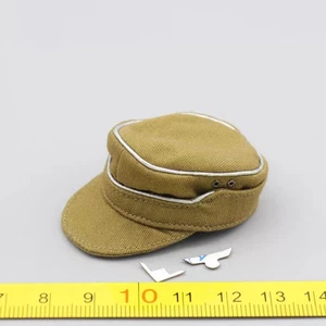 DID 80185 1/6 WWII German Africa Corps Supply Duty & Panzer Commander Hat Model - Bild 1 von 1