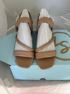 LifeStride Womens Strappy Block Heel Dressy Sandals Beige sz 6.5 $54 - Picture 1 of 7