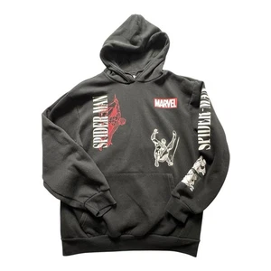 Spider-man Pullover Hoodie Marvel Mens Sz Large - Picture 1 of 9