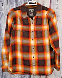 REI Hemd Herren Gr. XL Flanell kariert Langarm Knopfleiste Brusttaschen - Bild 1 von 8