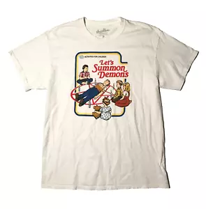Let's Summon Demons T Shirt Large - Threadless Steven Rhodes - Picture 1 of 3