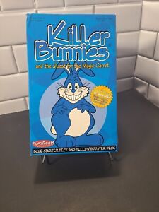 Killer Bunnies and the Quest for the Magic Carrot Blue Starter deck and Yellow