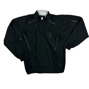 Page & Tuttle Columbia Edgewater Half Zip Golf Windbreaker Size Medium Black - Picture 1 of 5
